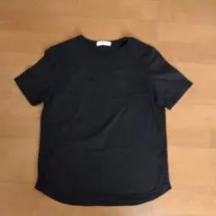100% a hundred percent　ラウンドヘム半袖Tシャツ