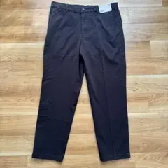 未使用タグ付き スマートアンクルパンツ2WAYストレッチ ダークブラウン L