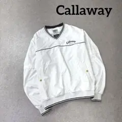 Callaway キャロウェイ ゴルフウェア 袖脱着式 2WAY仕様 刺繍ロゴ