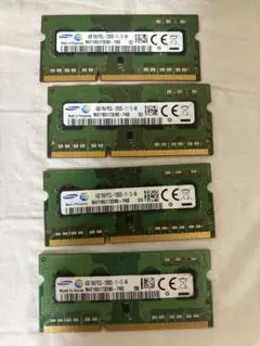 Samsung DDR3 メモリー 4GB×4枚セット