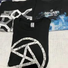 SPYAIR ブラック 半袖 Tシャツ3枚セット