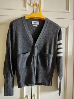 THOM BROWNE Vネックカーディガン カシミア サイズ1