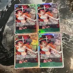 ワンピースカード ナミ SR 4枚 頂上決戦