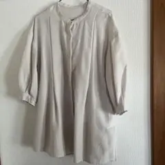 バッグプリーツシャツ　　グローバルワーク M