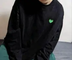 藤井風　燃えよ　Tシャツ黒