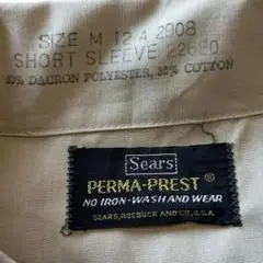 sears Mサイズ 半袖ワークシャツ 70s ヴィンテージ 古着