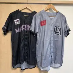 千葉ロッテマリーンズ　配布ユニ　2枚セット