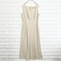 美品 ワンピース ロングスカート ノースリーブ イネド 日本製 上品 P0532
