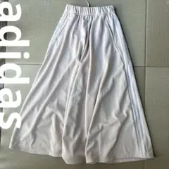 アディダス オリジナルス ピンク　スリーライン ロングスカート