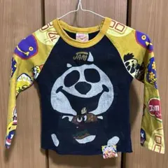 jam パンダプリント 長袖カットソー 110 ハンバーガー ロンT