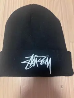 Stussy ブラック ニット帽