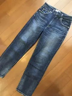 お値下げ！RED CARD ダークブルー ストレートデニム size25