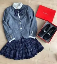 卒服 卒業式 女の子150 レピピ 一式セット ローファー付き