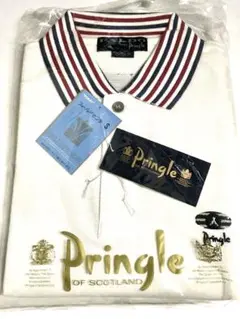 Pringle 半袖ポロシャツ　Mサイズ　新品、タグ付　★4418Z