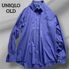 UNIQLO OLD シャツ　紺タグ　XL コットン