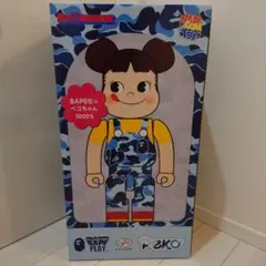 【新品】BE＠RBRICK BAPE(R) × ペコちゃん 1000% グリーン BE＠RBRICK BAPE(R) × ペコちゃん 1000%グリーン（BE@RBRICK