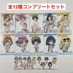 とある科学の超電磁砲 水遊び 特典 ポストカード 全12種セット まとめ売り