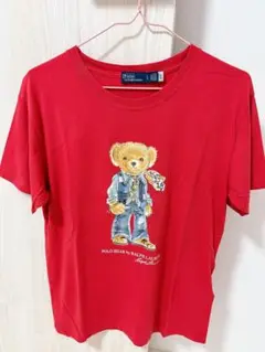 Polo by Ralph Lauren 赤 クマ Tシャツ S