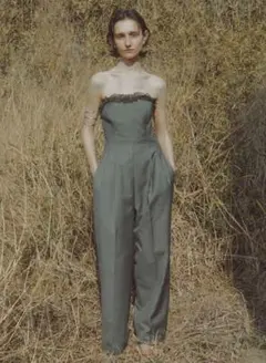 未使用＊タグ付きAmeriVINTAGEフリルストラップオールインワンTLサイズ