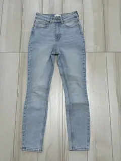 H&M スキニーハイデニム　ライトブルー