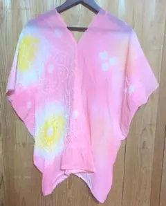 兵児帯絞りトップス お花 カラフル