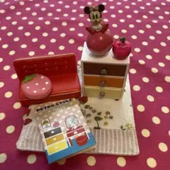 ミニチュア家具セット レトロスタイル