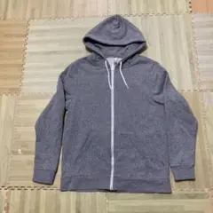 American Apparel グレー フルジップ パーカー S/P