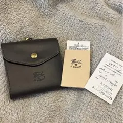 イルビゾンテ がま口財布 チャコールグレー
