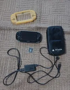 PS Vita PCH-1000 充電器 ケース カバー付き SDカード付き