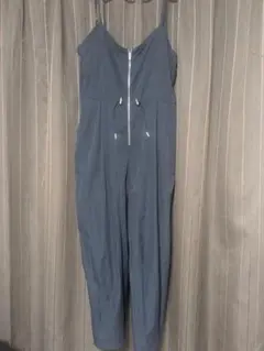GreenParks　ZIP付きドロストコクーンサロペット