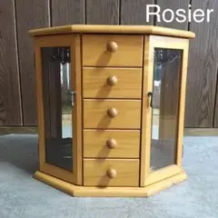 Rosier アクセサリーボックス 収納 オルゴール 木製 宝石箱 カントリー