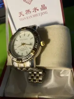 Gay Giano 腕時計 シルバー　完動品電池交換済み　38ミリ 美品