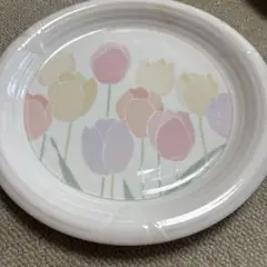 Yamaka チューリップ柄 皿 約24cm