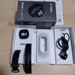 Fitbit Versa 3 GPSスマートウォッチ　動作品