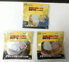 SAKAMOTODAYS サカモトデイズ メタリック缶バッジ 坂本太郎 朝倉シン