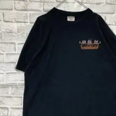 USA製90sヴィンテージTシャツ！シングルステッチ　ブラック半袖古着XL20