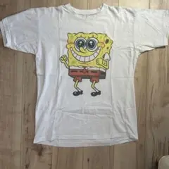 古着 スポンジボブ Tシャツ Mサイズ ホワイト
