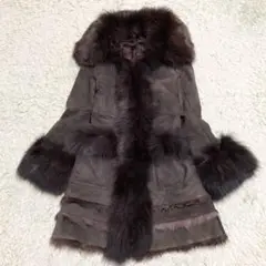 【極美品】グレースコンチネンタル ムートンコート フォックスファー ロング丈