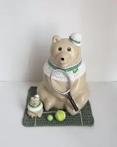 しろくま貯金箱用 スポーツの秋お着替えセット(銀)
