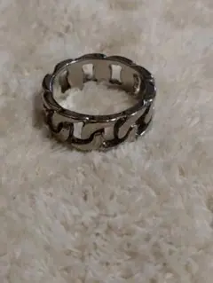 チェーンリンクデザイン メタルリング