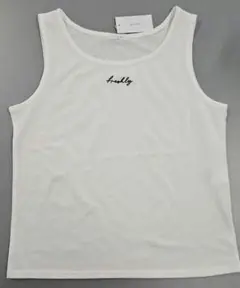 ESTACOT ノースリーブタンクトップ LL ホワイト