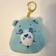 ケアベア　水色　ガチャガチャ　キーホルダー