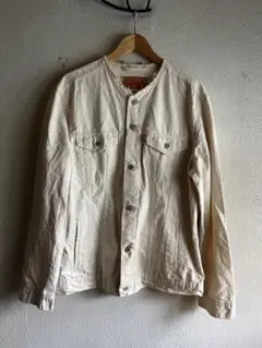 リーバイス S リバーシブルライナージャケット ノーカラー　アウター リーバイス LEVI'S リバーシブル ライナージャケット カーキ