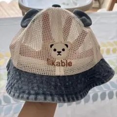Likable パンダ耳付きメッシュ帽子