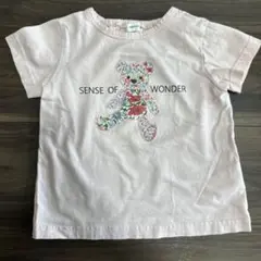 SENSE OF WONDER クマ刺繍 Tシャツ 90cm