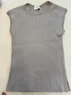 UNITED ARROWS ノースリーブニット M ベージュ