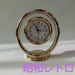 シャフィー4RE920 CITIZEN ゴールド 置時計当時物 昭和レトロ 箱付
