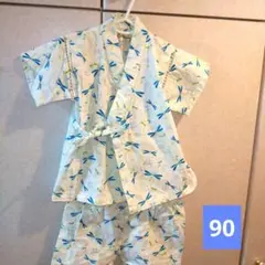 和ごころ甚平 トンボ柄 90サイズ