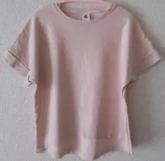 プチバトー　ピンクラメTシャツ　８歳用