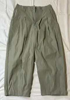 remer リメール ルーズワイドアンクルパンツ　Size L カーキ